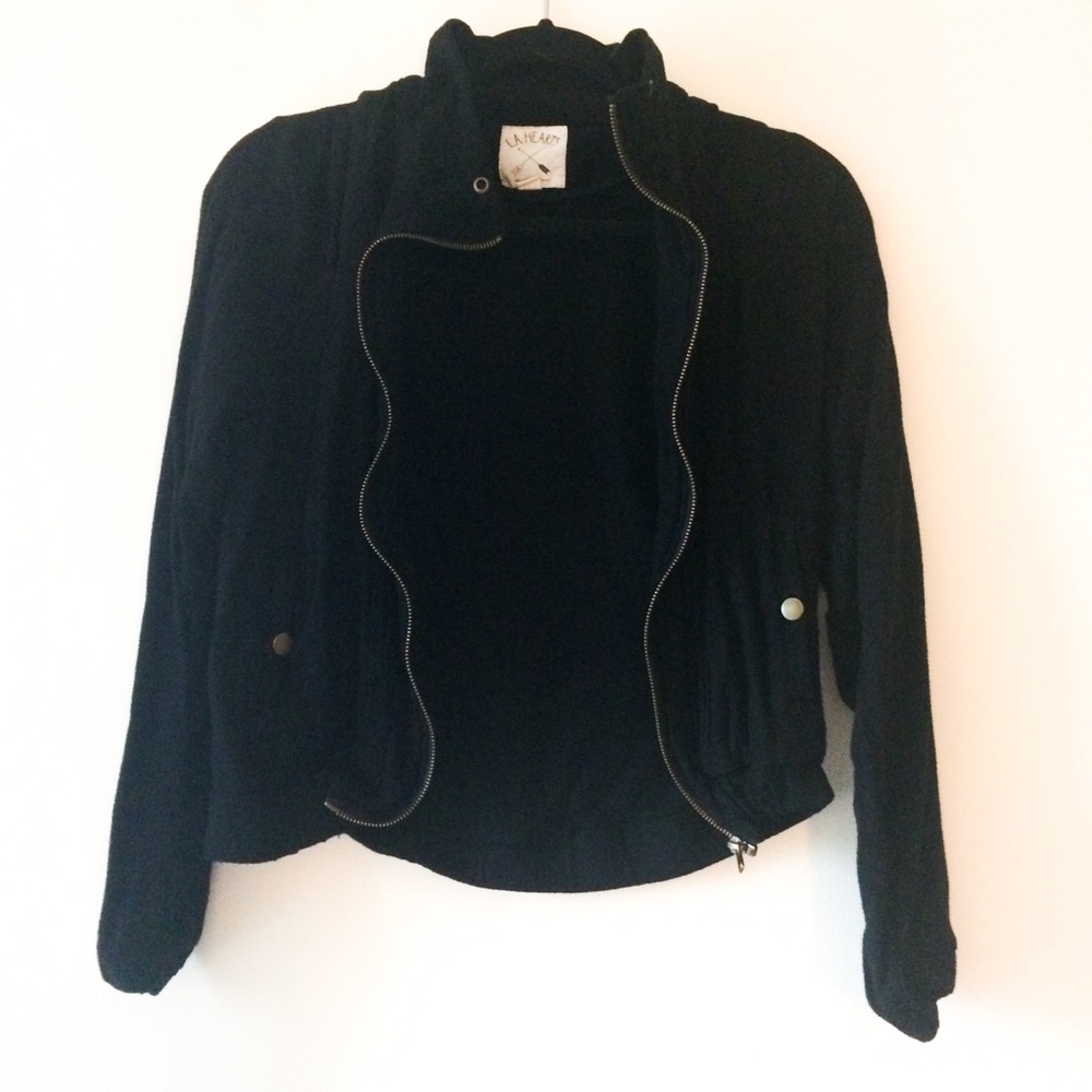 LA Hearts Lightweight Black Jacket